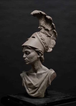 Andreas Muscat, Beginning Sculpture, First Year, Portrait, Athena