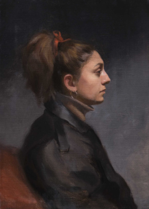 Caitlin Bludgus, Advanced Painting, Third Year, Portrait painting