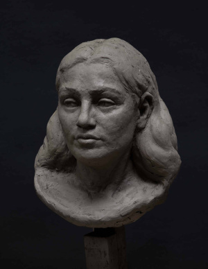 Dickson Janda, Beginning Sculpture, First Year, Portrait 2