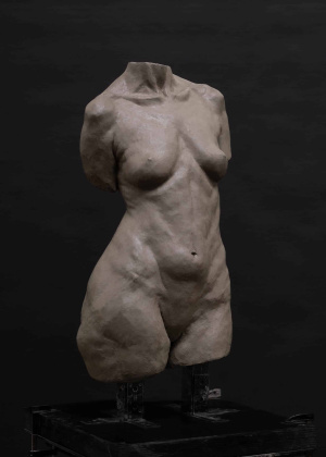 Elizabeth Guo, Intermediate Sculpture, Second Year, Life-size torso