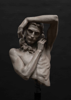 Gabriel Montechiari e Silva, Advanced Sculpture, Third Year, Portrait with hands