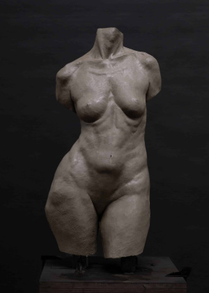 Louis Bailey, Intermediate Sculpture, Second Year, Life-size torso