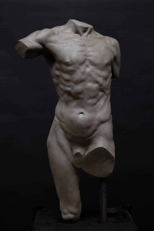 Nicole Bruce, Intermediate Sculpture, Second Year, Life-size torso