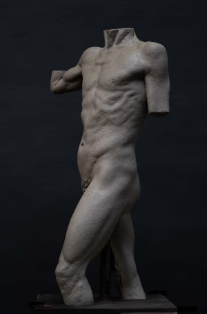 Quinn Boothe, Intermediate Sculpture, Second Year, Life-size torso