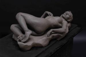 Ronja Arleij, Advanced Sculpture, Third Year, 3-4 life-size reclining figure 2