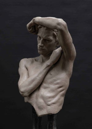 Ronja Arleij, Advanced Sculpture, Third Year, Portrait with hands