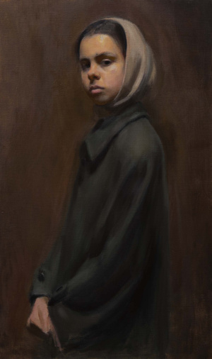Tara Manning, Advanced Painting, Third Year, Self-portrait