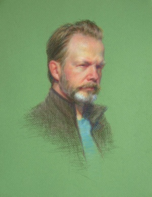 William Neukomm, Reflection, Pastel, 8.5 x 11 in. 2024