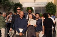 FAA Graduates from the Sculpture Program, Alberto Feltrin, Quinn Boothe, Avi Yosfan,Ronja Arleij, and Gabriel Montechiari e Silva FAA Graduates from the Sculpture Program, Alberto Feltrin, Quinn Boothe, Avi Yosfan,Ronja Arleij, and Gabriel Montechiari e Silva