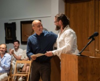 Avi Yosfan receive honorable mention for Best Sculpture from the Director of Sculpture, Mitch Shea Avi Yosfan receive honorable mention for Best Sculpture from the Director of Sculpture, Mitch Shea