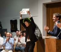 Hengzhi Liu recieves thier diploma Hengzhi Liu recieves thier diploma