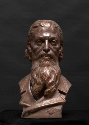 Andrea Jimenez Carrasquillo, Graduate in Residence, Fourth Year, Portrait in bronze