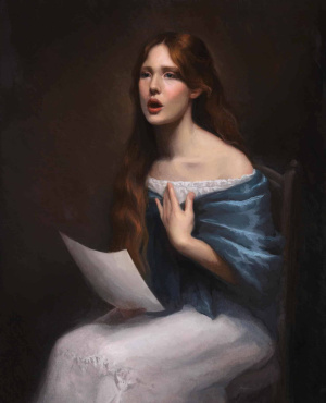 Fleur Stebis, Graduate in Residence, Fourth Year, Portrait painting, Oil on canvas
