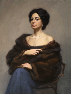 Jikke Ten Cate, Advanced Painting, Third Year, Final project, Portrait with hands