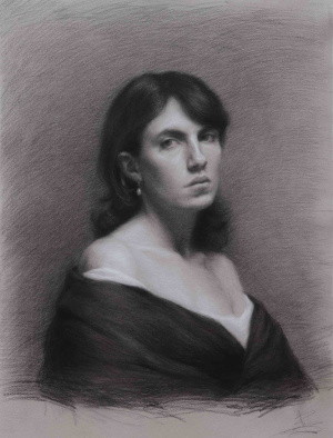 Madeleine Towers, Intermediate Program, Second Year, Portrait drawing