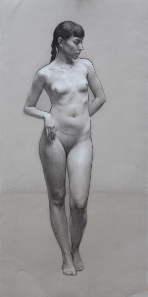 Quinn Boothe, Advanced Sculpture, Third Year, Figure drawing