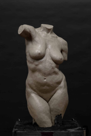 Tatiana Lucero, Intermediate Sculpture, Second Year, Life-size torso