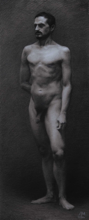 Andreas Muscat, Intermediate Sculpture, Second Year, Figure drawing 1