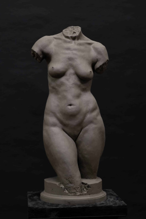 Andreas Muscat, Intermediate Sculpture, Second Year, Life-size torso
