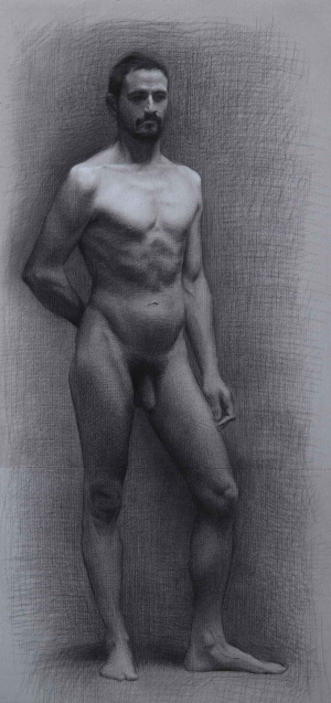 Li Weng, Advanced Sculpture, Third Year, Figure drawing