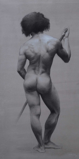Louis Bailey, Advanced Sculpture, Third Year, Figure drawing