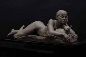 Ruben Astudillo, Advanced Sculpture, Third Year, 3-4 life-size reclining figure
