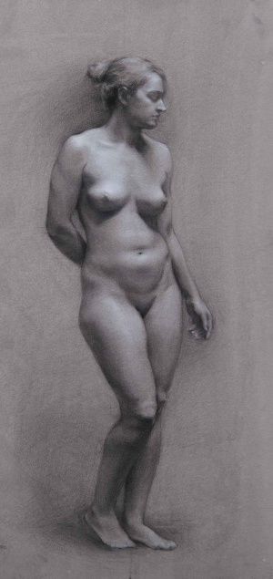 Ruben Astudillo, Advanced Sculpture, Third Year, Figure drawing