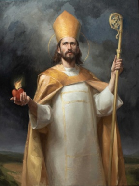 Graduate in Residence 2023-24<br>"St. Augustine", Oil on canvas, 105 x 140 cm