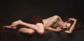 Graduate in Residence 2022-23<br>Lying figure, Oil on canvas