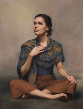 Graduate in Residence 2022-23<br>"Portrait of Peace", Oil on canvas
