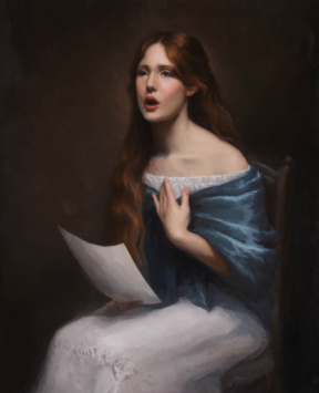 Graduate in Residence 2024-25<br>Portrait painting, Oil on canvas