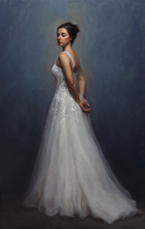 Graduate in Residence 2025-26<br>"Radiance", Oil on Canvas, 210 x 135 cm