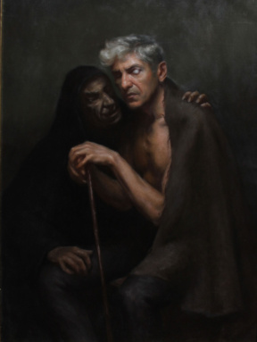 Graduate in Residence 2023-24<br>"Allegorie des Hasses", Oil on canvas, 115 x 100 cm