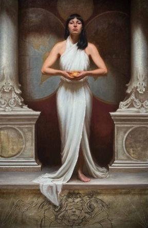 Graduate in Residence 2023-24<br>"Eris", Oil on canvas, 200 x 130 cm