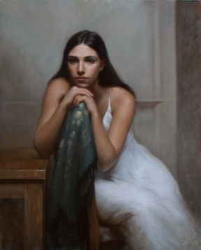 Graduate in Residence 2023-24<br>"Mariagrazia", Oil on canvas, 95 x 105 cm