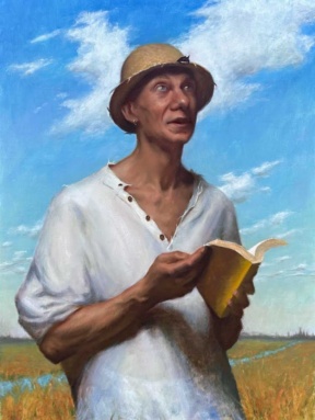 Graduate in Residence 2023-24<br>"The chosen one", Oil on canvas, 75 x 105 cm