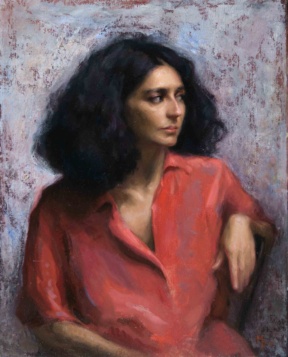 Graduate in Residence 2023-24<br>"Federica", Oil on canvas