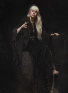Graduate in Residence 2023-24<br>"Jasmine", Oil on canvas