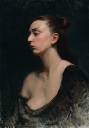 Graduate in Residence 2023-24<br>"Letizia", Oil on canvas, 45 x 65 cm