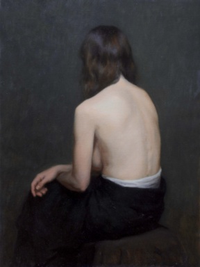 Graduate in Residence 2024-25<br>"Back Study", Oil on canvas, 70 x 100 cm