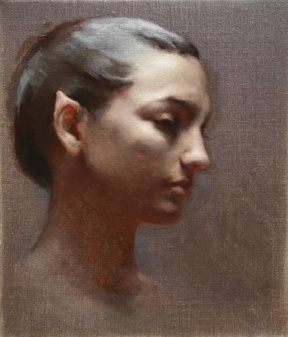 Graduate in Residence 2018-19<br>“Elf study”, Oil on canvas, 30 x 35 cm