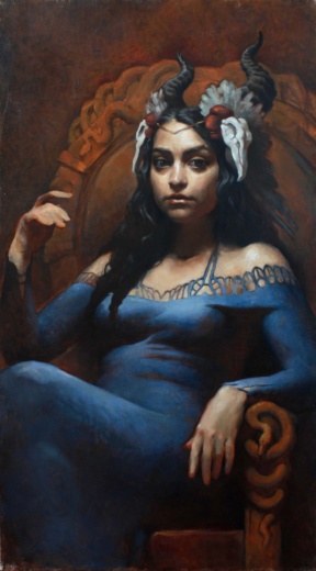 Graduate in Residence 2018-19<br>“Alondra”, Oil on canvas, 50 x 90 cm