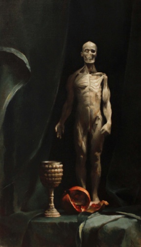 Graduate in Residence 2018-19<br>“Écorché Still Life”, Oil on canvas, 50 x 85 cm