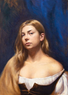 Graduate in Residence 2019-20<br>"Blu", Oil on canvas, 50 x 70 cm