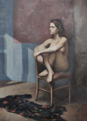 Graduate in Residence 2018-19<br>"Dawn", Oil on canvas, 150 x 110cm