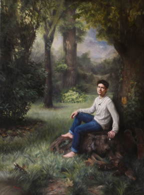 Graduate in Residence 2012-13<br>"Si Vis Pacem Para Bellum. Release & Liberation", Oil on linen, 175 x 130 cm