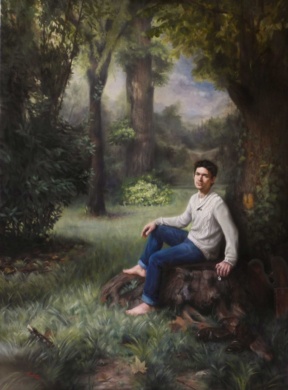 Graduate in Residence 2012-13<br>"Si Vis Pacem Para Bellum. Release & Liberation", Oil on linen, 175 x 130 cm