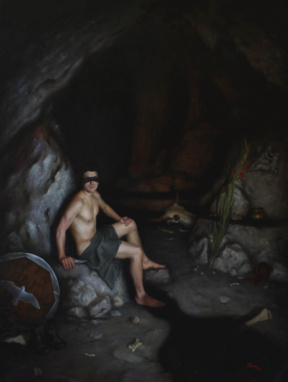 Graduate in Residence 2012-13<br>"Si Vis Pacem Para Bellum. Sacrifice & Preparation", Oil on linen, 175 x 130 cm