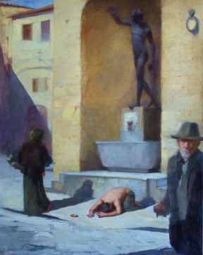 Graduate in Residence 2012-13<br>"Earth", Oil on linen, 200 x 150 cm