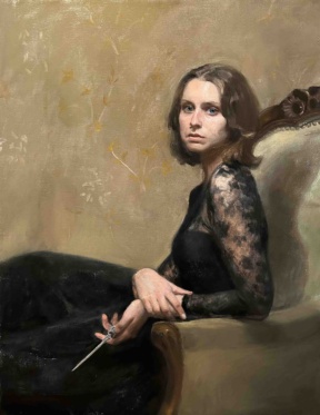Graduate in Residence 2023-24<br>"Guardian of Beauty", Oil on canvas, 90 x 70 cm Tatiana Popova, Guardian of Beauty, Oil on Canvas, 90x70 cm, 2024